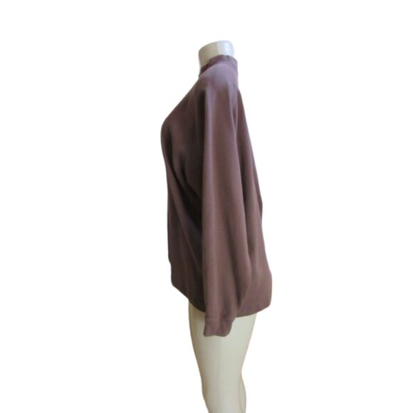 Peter Millar Champion Hills Brown Long Sleeve Pullover Cotton Shirt SZ L - Picture 4 of 6